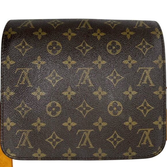 Louis Vuitton Cartouchiere Monogram LV MM M51253 Crossbody Bag Canvas Leather - Picture 3 of 15